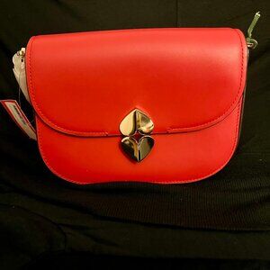 Kate Spade saddle crossbody bag Red Chili